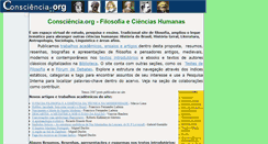 Desktop Screenshot of consciencia.org